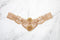 Rose Gold Sequined Lace Applique