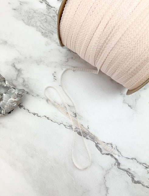 Pale Pink Narrow Lace Trim for Doll Clothing and Scrapbooking 10 yards NLT00493