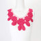 Hot Pink Swirl Lace Applique  APP00053