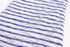Blue Violet and White Stripe Open Weave Sweater Knit Fabric 1 yard 30 inches