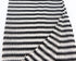 Fancy Black and Off White Stripe Open Weave Sweater Knit Fabric 1.25 yards OSK00144
