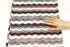 Pink Black Cream Chevron Light Weight Challis Woven Fabric 40 Inches in Length
