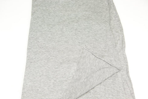 Heather Light Gray Crinkle Knit Jersey Fabric by the Yard