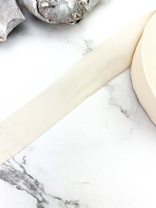 Light Beige Bias Tape Tricot Knit Lining 1.25 inches wide x 27 yards