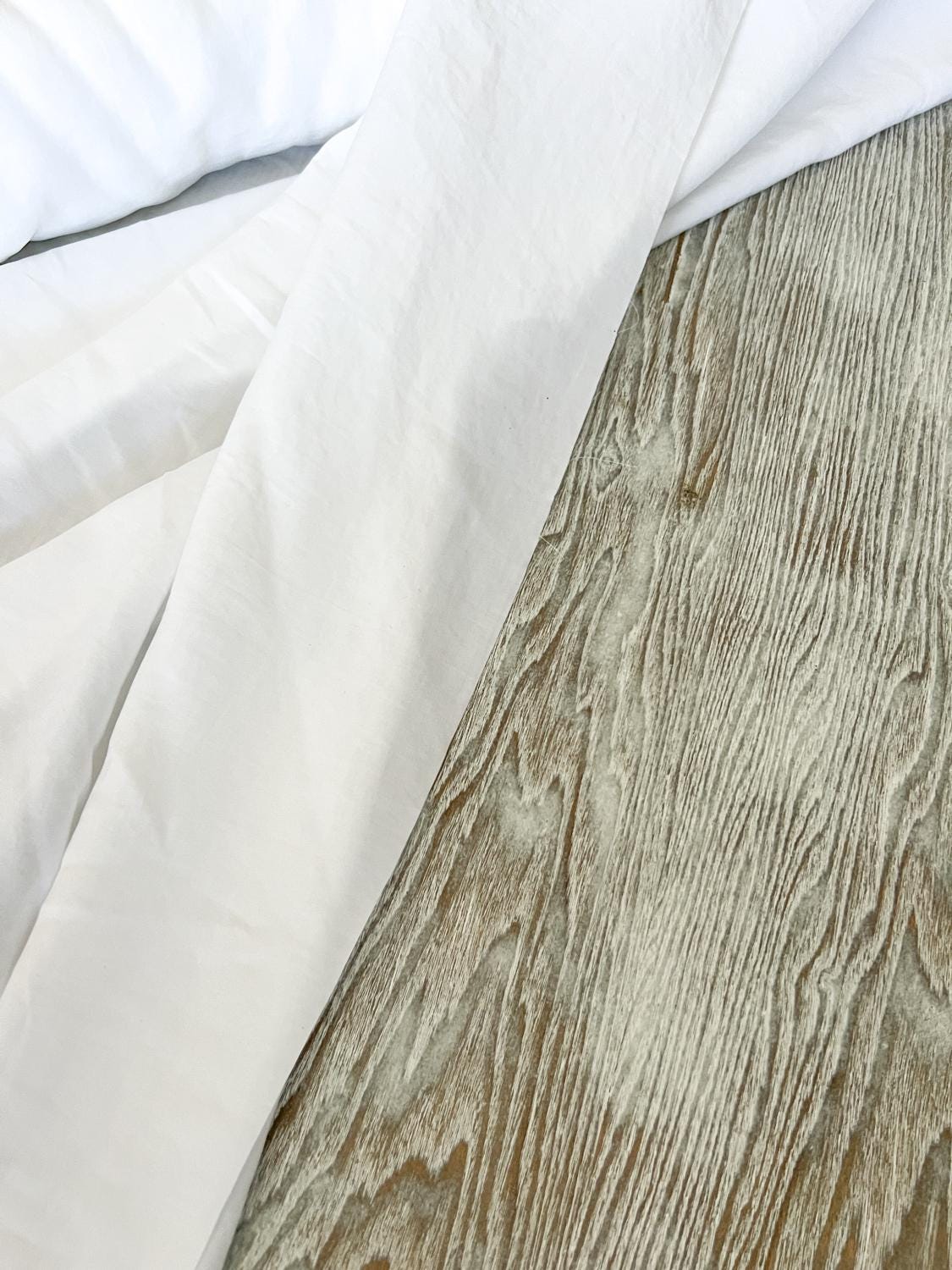 White Light Weight Washed Polyester Woven Fabric Designer Deadstock Fabric by the yard
