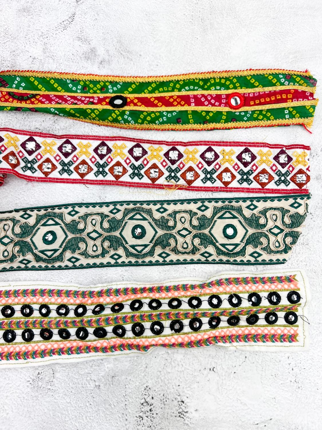 Multi Ethnic Variety Trim and Applique Scrap Pack Scrap Bundle Pack