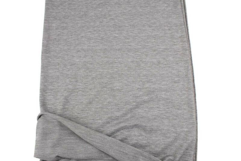 Heather Gray Baby French Terry Knit Fabric by the yard FTK00798R - Felinus Fabrics