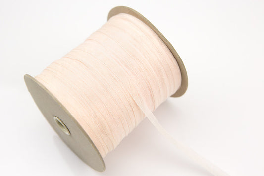 Pale Peach Narrow Cotton Trim Mesh Gauze Trim Ribbon 10 yards