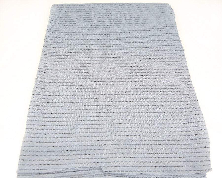 Purple Blue Stripe Sweater Knit Fabric 1 Yard and 34 Inches