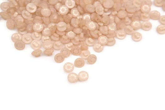 11mm Pale Pink Engraved Plastic Buttons 20 Pieces - Felinus Fabrics