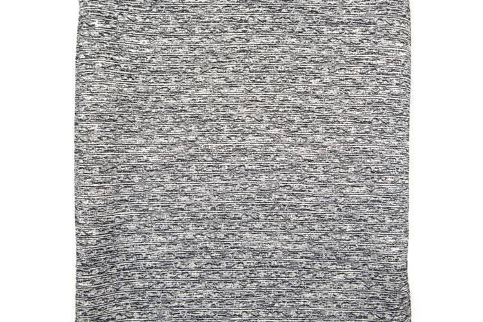 Black and Off White Fancy Italian Novelty Woven Fabric by the yard - Felinus Fabrics