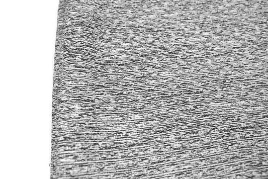 Black and Off White Fancy Italian Novelty Woven Fabric by the yard - Felinus Fabrics