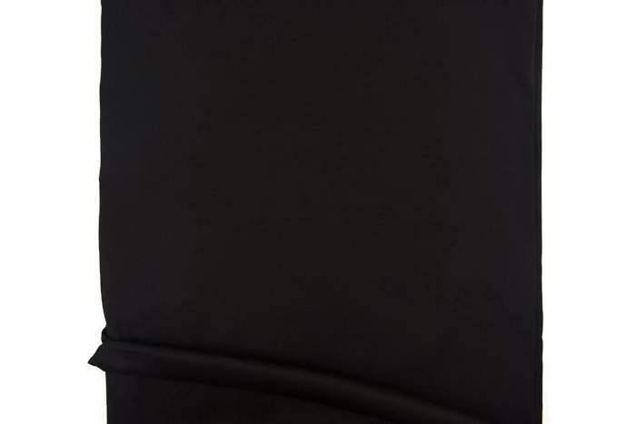 Black Stretch Pique Woven Fabric High End 2.75 yards - Felinus Fabrics