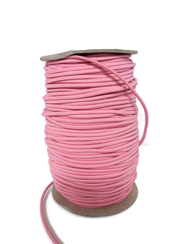 Pink Tubular Elastic Trim Cord Elastic Trim 10 yards