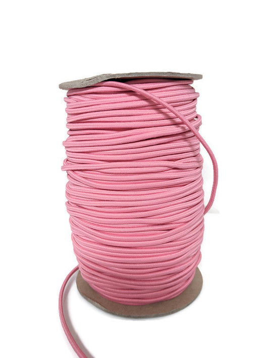 Pink Tubular Elastic Trim Cord Elastic Trim 10 yards