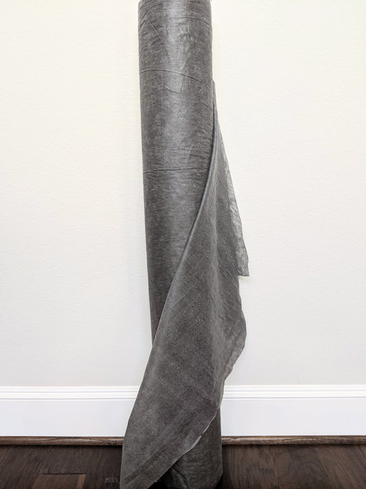 Light Weight Fusible Non Woven Interfacing Dark Gray 45 inches width by the yard