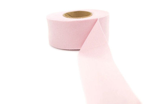 Light Pink Bias Tape Tricot Knit Lining 1.25 inches wide x 7 yards