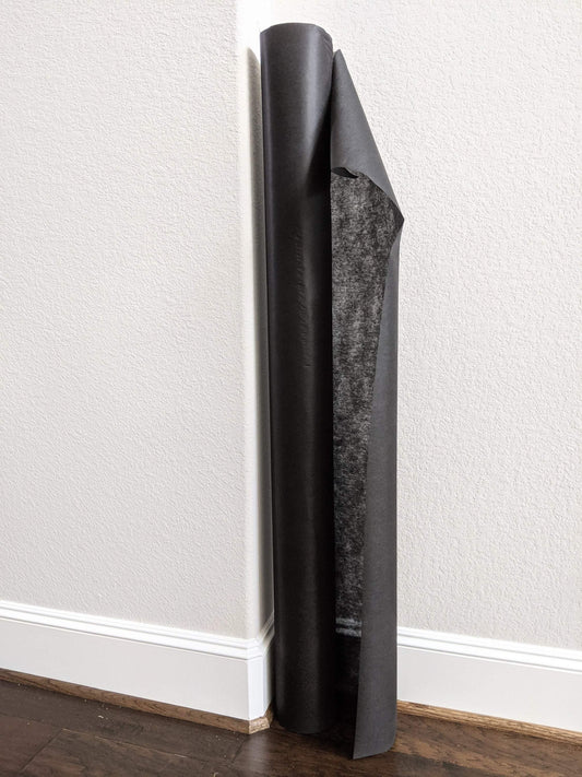 Black Non Fusible Non Woven Interfacing Stiff Medium Weight 50.5 inches width by the yard - Felinus Fabrics