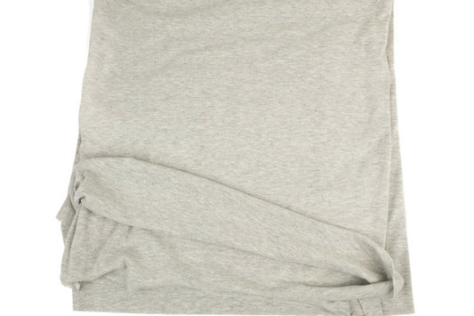 Light Heather Gray Ponte Knit Fabric Double Knit by the yard Extra Wide