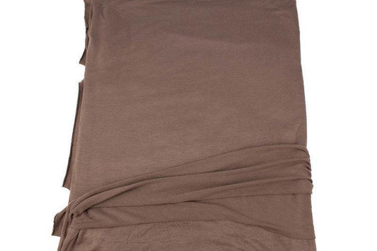 Brown Knit Jersey Fabric by the yard - Felinus Fabrics