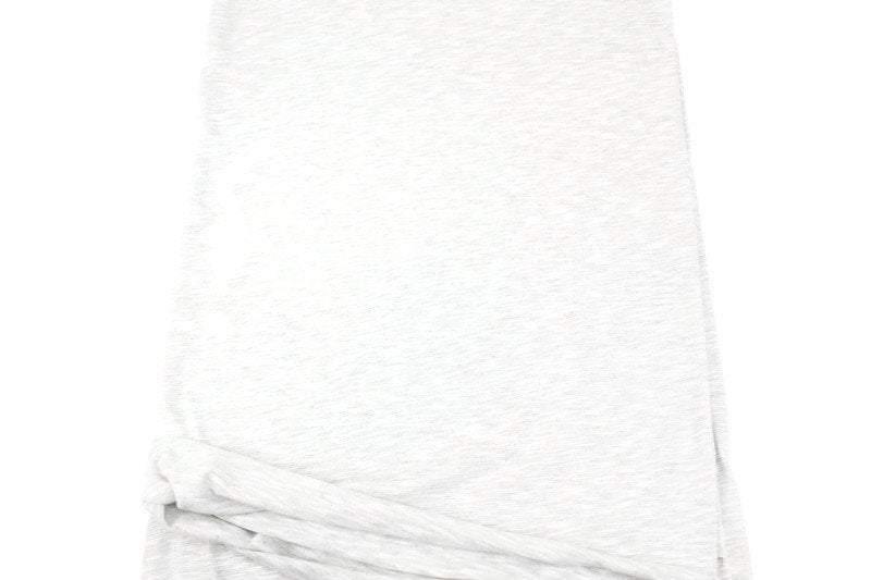 Heather Light Gray Knit Jersey Fabric by the yard ATK00451R - Felinus Fabrics