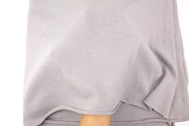 Warm Gray Sweater Knit Fabric by the yard OSK01022R - Felinus Fabrics