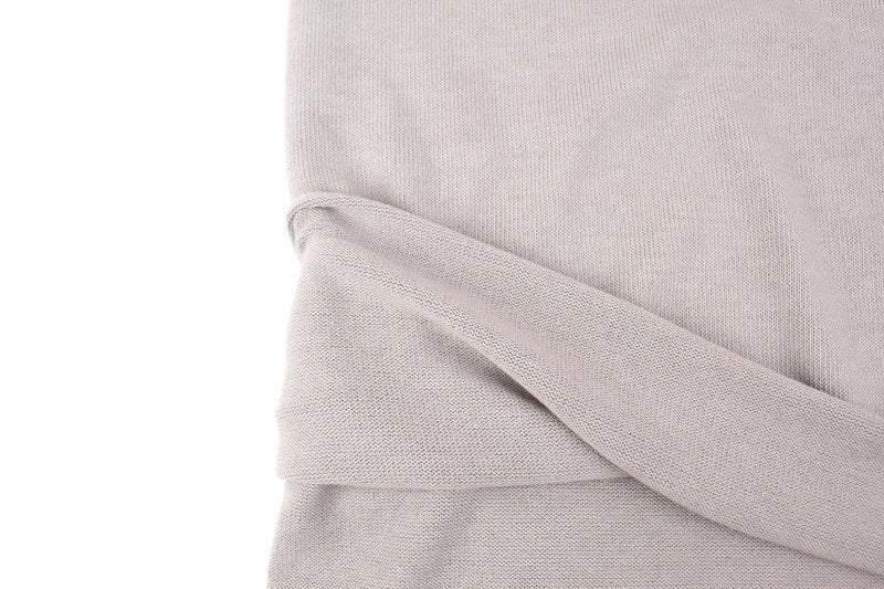 Warm Gray Sweater Knit Fabric by the yard OSK01022R - Felinus Fabrics