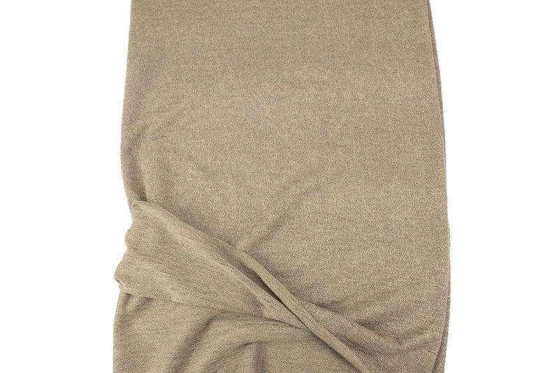 Heather Olive Brown Hacci Sweater Knit Fabric 1 yard OSK01054A - Felinus Fabrics