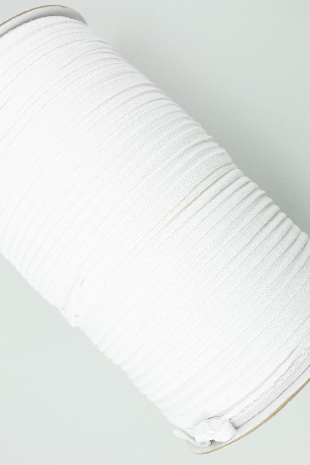 White Cotton Twill Tape Trim 1/4 inch width 100 yards IMPERFECT ATN00845 - Felinus Fabrics