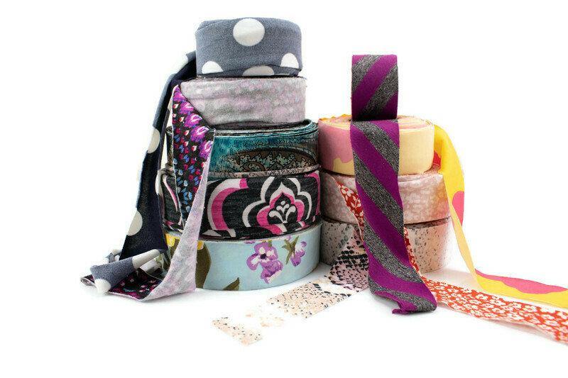 Printed Knit Bias Tape Variety Remnant Bundle Pack SPK00114 - Felinus Fabrics