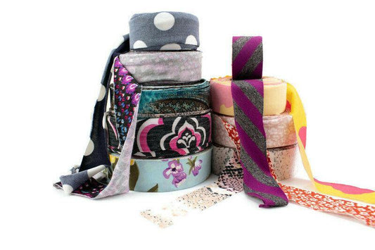 Printed Knit Bias Tape Variety Remnant Bundle Pack SPK00114 - Felinus Fabrics