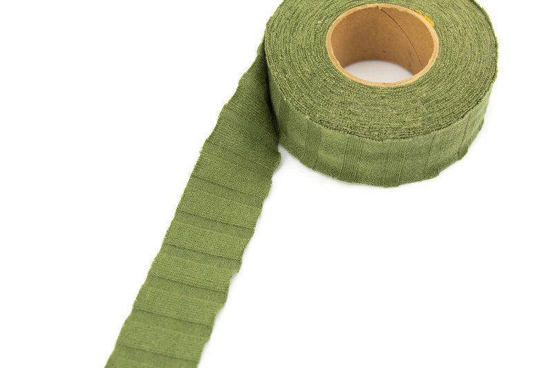 Olive Green Bias Tape Rib Knit Fabric 1-3/16 inches width x 10 yards  BST00184 - Felinus Fabrics