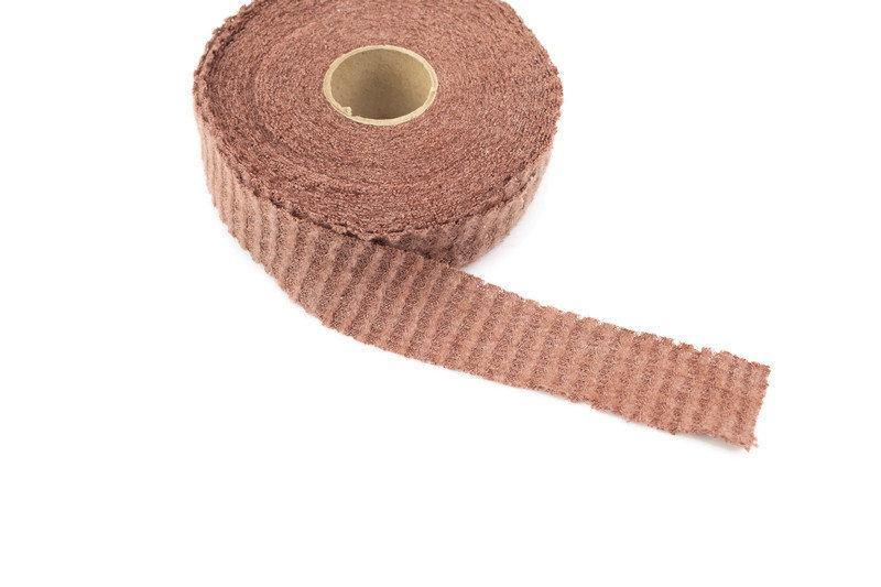 Dark Peach Brushed Waffle Sweater Knit Bias Tape 1-3/8 inches width x 17 yards BST00187 - Felinus Fabrics