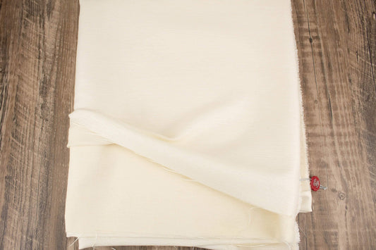 Buttercream Basket Weave Woven Fabric Luxury Fabric Made in France by Cloth Dormeuil by the yard - Felinus Fabrics