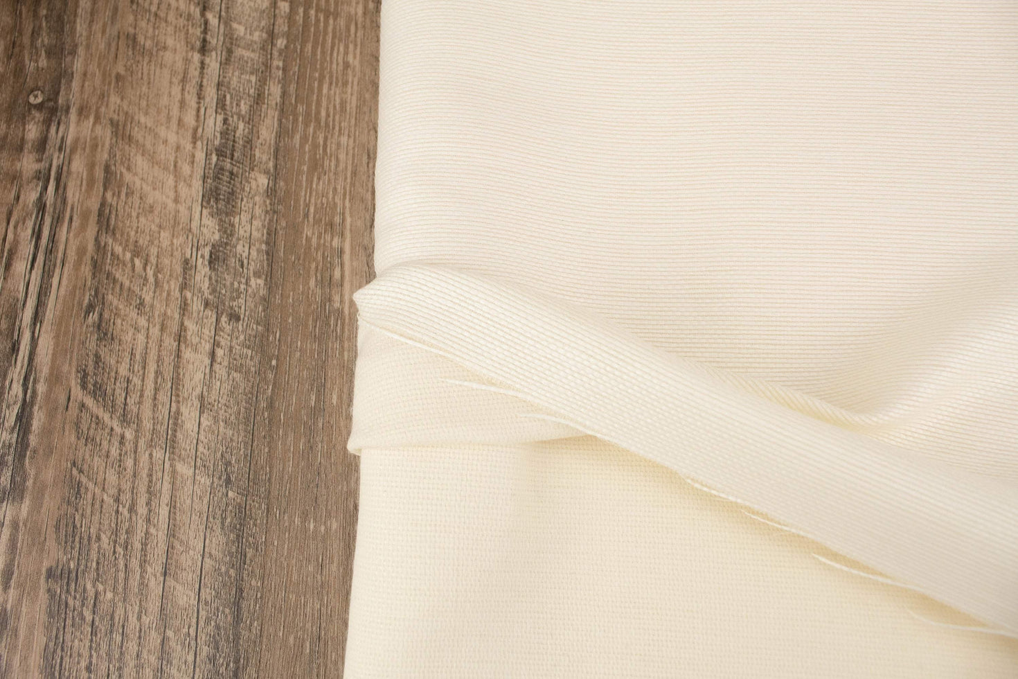 Buttercream Basket Weave Woven Fabric Luxury Fabric Made in France by