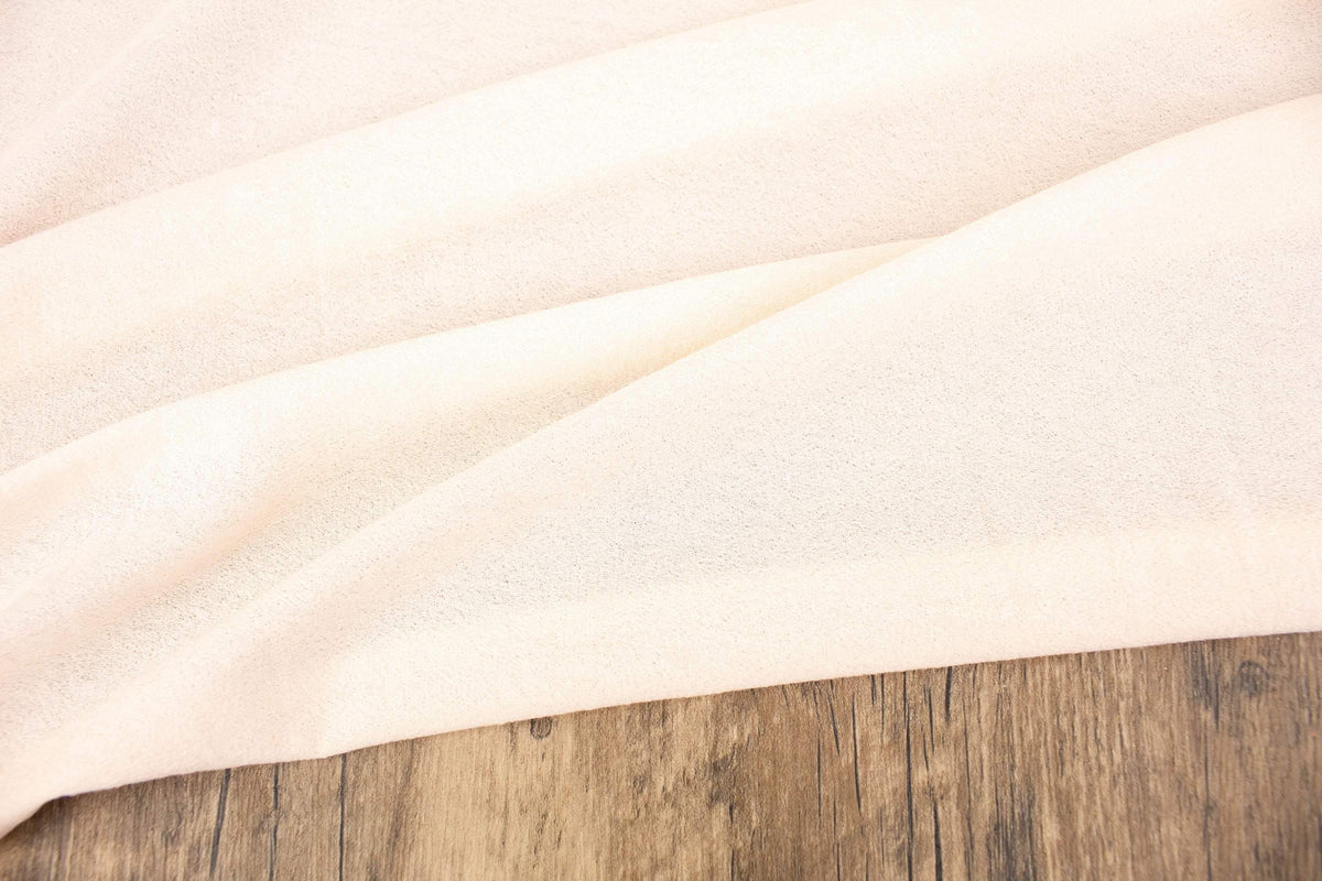 Pale Peach Pink Light Weight Crepe Knit Fabric by the yard ATK00490R - Felinus Fabrics