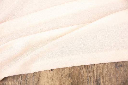 Pale Peach Pink Light Weight Crepe Knit Fabric by the yard ATK00490R - Felinus Fabrics