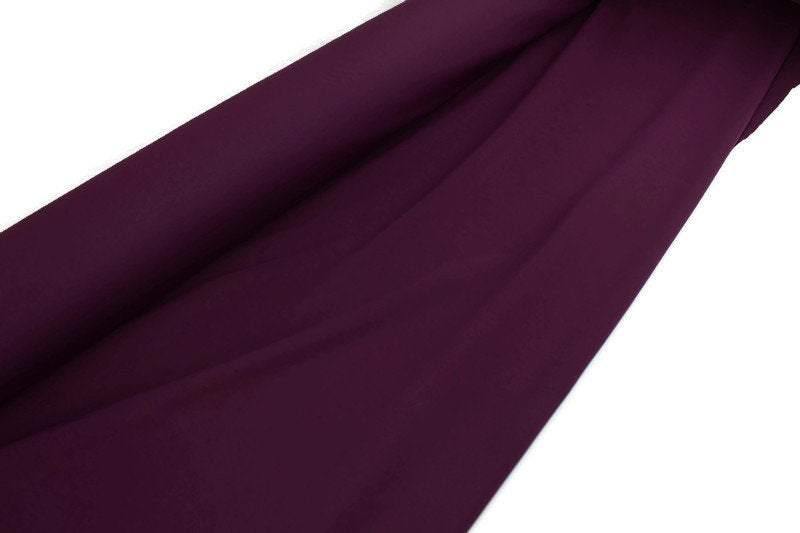 Burgundy Nylon Lycra 4 Way Stretch Fabric Performance Fabric Knit Fabric by the yard Made in Italy - Felinus Fabrics