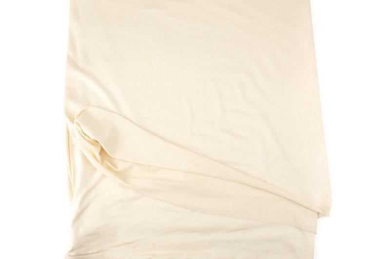 French Vanilla Knit Jersey Fabric by the yard - Felinus Fabrics