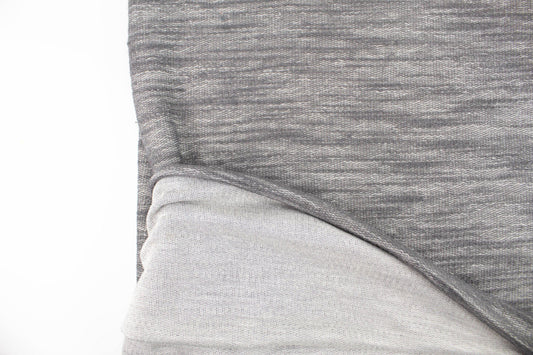 Heather Gray Baby French Terry Knit Fabric by the yard - Felinus Fabrics