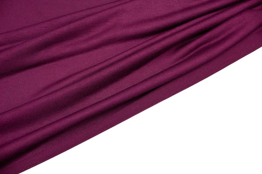 Grape Purple Knit Jersey Fabric by the yard