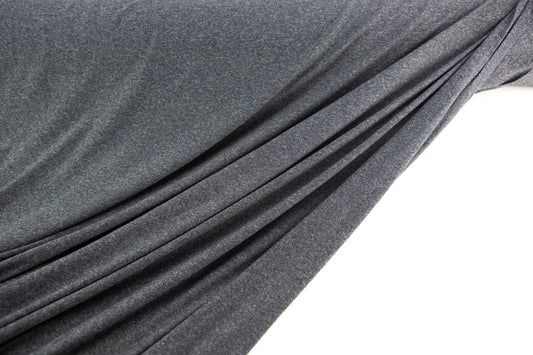 Gray Light Weight Knit Jersey Fabric by the yard