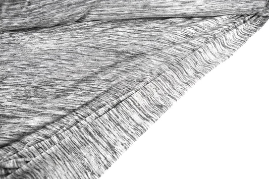 Gray Space Dyed Sweater Knit Fabric by the yard