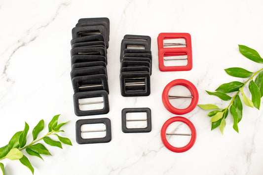 35 Black and Red Buckles Bundle Pack Destash