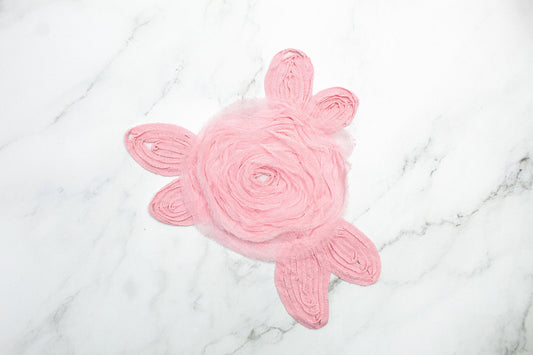 Pink Floral Applique