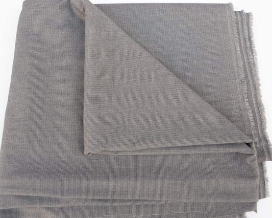 Gray Pinstripe Stretch Suiting Fabric by the yard ATW00042 - Felinus Fabrics